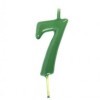 Vela Número 7 Verde